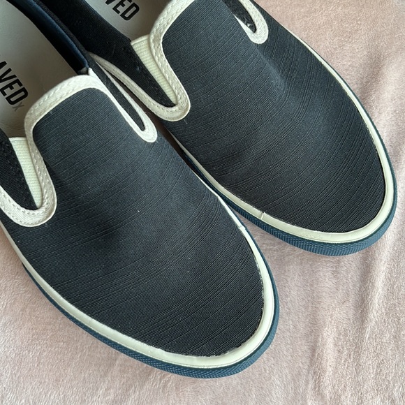 SavedX Black Standards Slip On Sneakers Size 7.5 - Picture 8 of 10